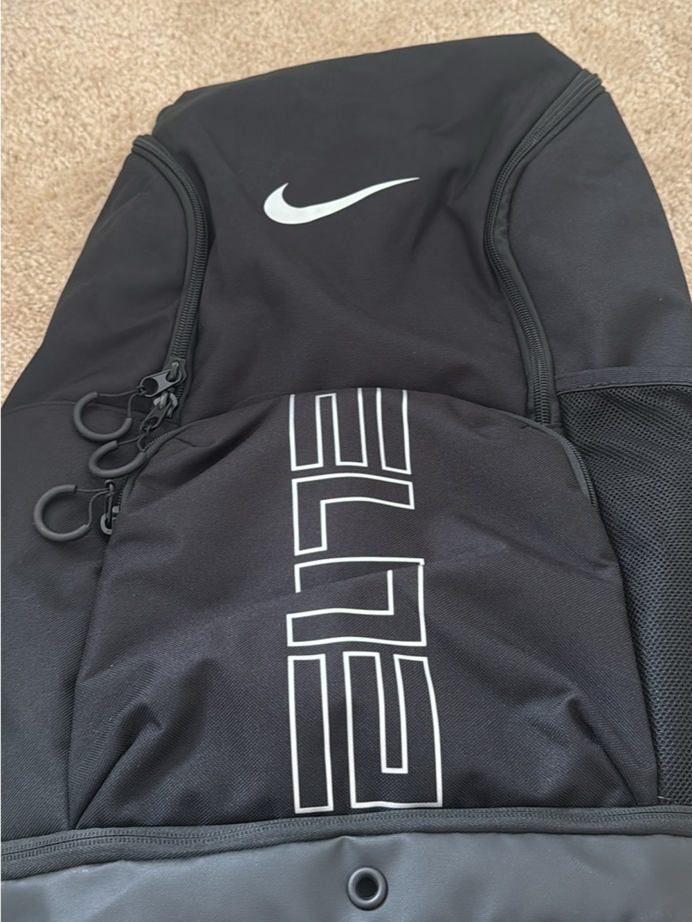 Black Nike elite backpack